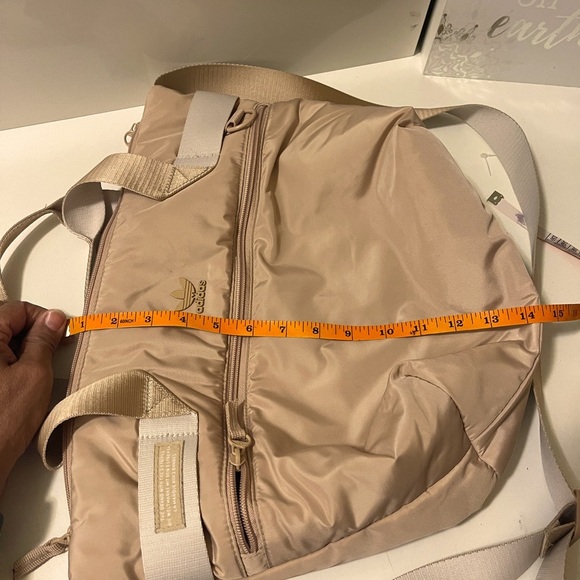 adidas Originals Puffer Shopper Tote bag in great condition.Peach color - Picture 15 of 16